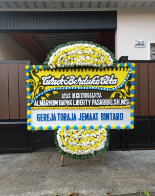 Papan Bunga Duka di Kodo